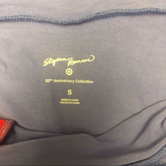 Stephen Burrows 20th Anniversary NWT Blue w red & yellow Mini Flare Skirt Size S - Picture 6 of 9